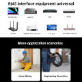 Network Three-in-one Rj45 Network Cable Extender Crystal Head Docking Head Splitter Yellow Blue Green Red White Black. 