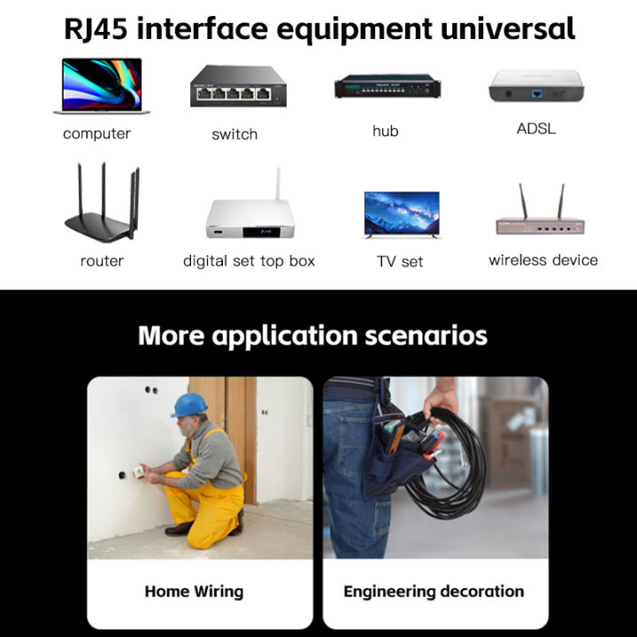 Network%20Three-in-one%20Rj45%20Network%20Cable%20Extender%20Crystal%20Head%20Docking%20Head%20Splitter%20Yellow%20Blue%20Green%20Red%20White%20Black%20-%20Image%205