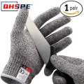 Level 5 HPPE Anti-Cut Gloves Kitchen Gardening Anti-Cut Knitted Gloves Anti-Thorn Wear-Resistant Glass Building Cutting Gloves.