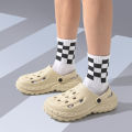 EVA Unisex Hole Shoes Heightened Thick Bottom Outdoor Slippers Non-slip Breathable Sports Slippers. 