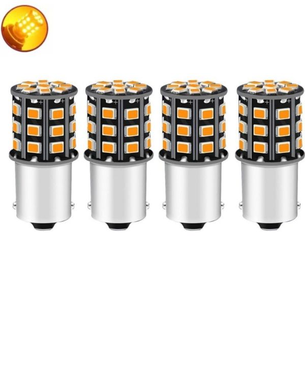 Indicator Bulbs 360 Reflecting For Motorbike, Car LED (12 V, 12 W) (Universal For Car, Bike, Pack of 4)