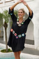 CROCHET BIKINI Women Beach Dress Cover-Ups Swimsuit Beachwear Bathing Suit Swim Cape For Woman Summer Tunic Saida Praia. 