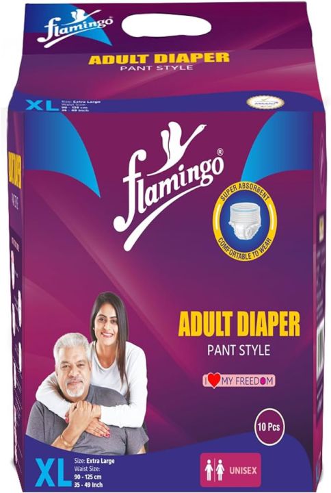 Flamingo Adult Diaper Pant Style (XL)