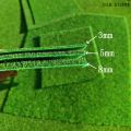 1/2PCS 15/30cm 3mm 5mm 8mm Thick Artificial Square Grass Mat Lawn Carpet DIY Project Model Scene Railway Layout Accessories.