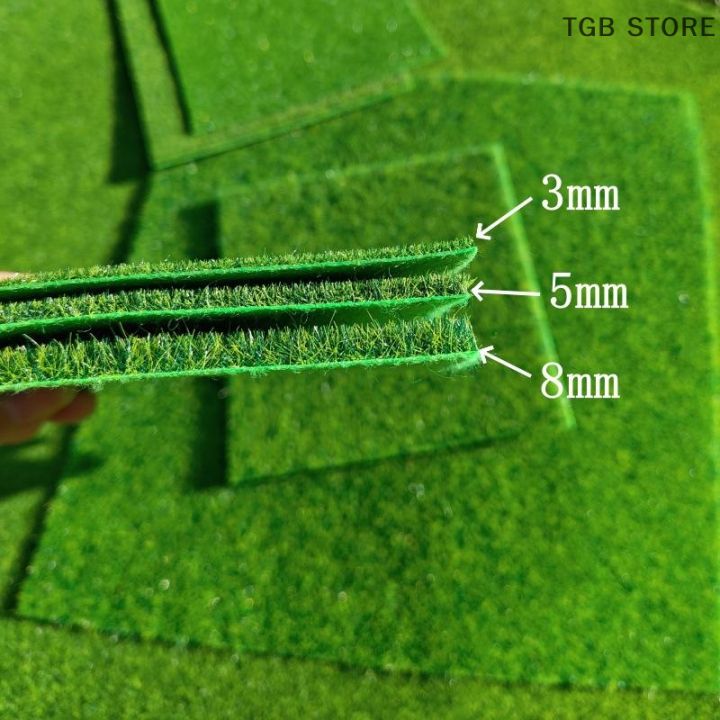 1/2PCS%2015/30cm%203mm%205mm%208mm%20Thick%20Artificial%20Square%20Grass%20Mat%20Lawn%20Carpet%20DIY%20Project%20Model%20Scene%20Railway%20Layout%20Accessories%20-%20Image%202