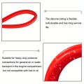 Automotive Blue Red Black Vacuum Silicone Hose 1m Universal 3x9mm Inner Diameter 3mm Thickness 3mm. 