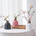 1PC Water Ripple Plastic Vase Wave Flower Pot Arrangement Modern Nordic Style Home Living Room Desktop Decoration Ornament. 