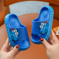 Children's Indoor Home Slippers Anti-Slip Odor Control Bathrooms Cartoon Cute PVC Material Flip Flops Boys Girls Summer Sandals.