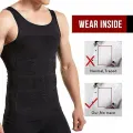 Reductive Girdle Man Slimming Body Shaper Skinny Compression Shirt Men Underwear Fat Burning Abdominal Binder For Man Corset Men. 