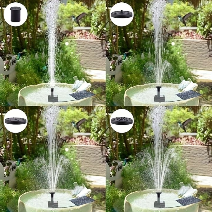 1.2W%20Solar%20Fountain%20Pump%20for%20Bird%20Baths%20Summer%20Solar%20Panel%20with%203m%20Long%20Cable%20and%208%20Nozzle%20Attachments%20Garden%20Fountain%20-%20Image%202