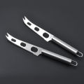 2Pcs 3-hole Cheese Knife Stainless Steel Multifunction Baking Tools Pizza Butter Cutter Round Handle Kitchen Accessories. 