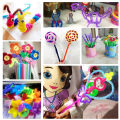 DIY velvet wire 100 PCs colorful twist twist twist bar length 30 cm thick velvet wire size 0.5-0.6mm build craft children's crafts children's crafts children's velvet wire. 