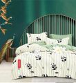 King Size Premium Satin Cartoon Bedsheet With 2 Pillowcovers. 