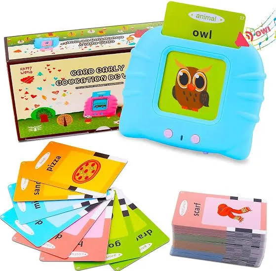 Talking Toy Flash Card for Kids 112 Card Early Language, 224 Words ...