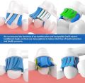 4pack Toothbrush Heads Compatible with Most Oral B Electric Toothbrushes, Pack of 4 Replacement Toothbrush Head,White.