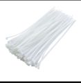 100pcs Cable 100mm (4 inches) Reusable Standard Self-locking Plastic Nylon Wire Zip String Tie White. 