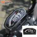 Digital Motorcycle Speedometer Dashboard Panel LCD Display Speed Meter Tachometer RPM Fuel Gauge Odometer For 1,2,4 Cylinders. 