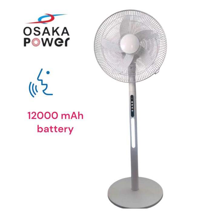 Osakapower%2016%20inch%20Rechargeable%20BLDC%20High%20Speed%20Stand%20Fan-%206%20Speed/%20Light/USB%20Output%20Port/%20Timer%20-%20Image%202