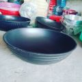 Unbreakable Plastic Tasla -  Construction Cement Tasla/Tub (Black Color) Home ,and construction uses (16 INCH). 
