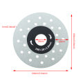 4-Inch/100mm Rock Slabs Cutting Disc Porous Widened Diamond Grinding Disc Cut-Off Wheel Ultra-thin Saw Blade for Angle Grinder. 