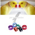 2 pcs pet bird close band foot ring 7.5mm close band foot ring easy to use ringneck parrot sun coniur lory etc pet product pet accessories. 