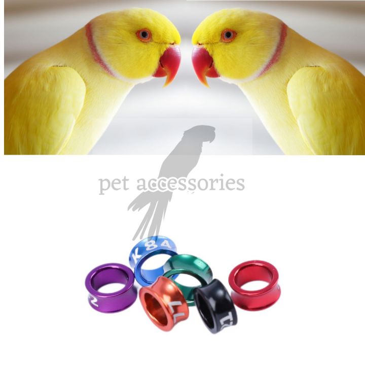 2 pcs pet bird close band foot ring 7.5mm close band foot ring easy to use ringneck parrot sun coniur lory etc pet product pet accessories