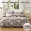 3pcs/set Leaf Floral Pattern Duvet Cover Set(1 Duvet Cover & 2 Pillowcase）Soft And Skin-Friendly Duvet Cover Bedding Set For. 