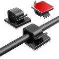 Cable Organizer Clips Wire Winder Holder Cord Protector USB Cable Management Adhesive Hooks Desk Clamp For Car Earphone Mouse. 