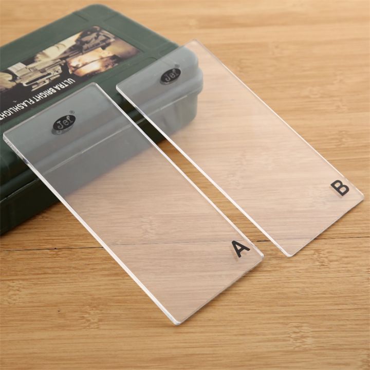 2pcs/set Transparent Acrylic Cutting Mat Plate for DIY Embossing Cutting Dies Machine Platform Polycarbonate Plastic 2025 NEW