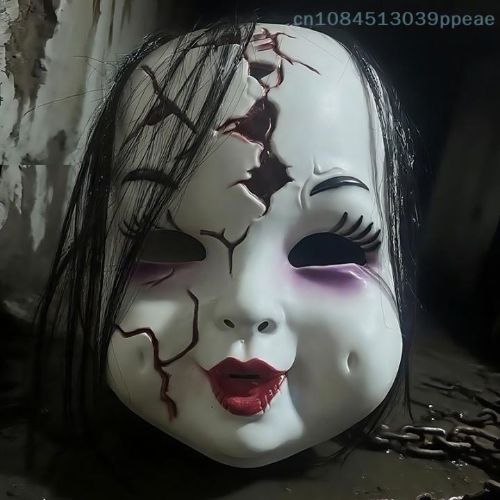 1%20Pc%20Scary%20Ghost%20Mask%20Costume%20Props%20Chucky%20Ghost%20Doll%20Mask%20Halloween%20Full%20Face%20Helmet%20Masquerade%20Scary%20Cosplay%20Party%20Headwear%20-%20Image%202