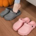 New Men Women EVA Chef Shoes Non-slip Waterproof Oil-proof Shoes Comfortable Workers Slippers Outdoor Fishing Shoes.