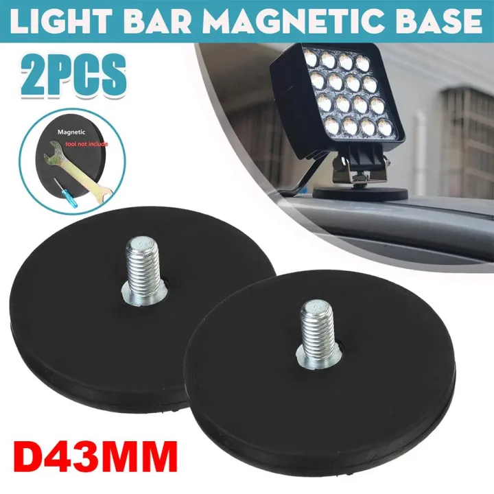2PCS%20Magnetic%20Base%2043mm%20M6%20Thread%20Mount%20For%20Car%20Roof%20Magnetic%20Base%20Mount%20Bracket%20Clamp%20LED%20Work%20Light%20Bar%20Holder%20SUV%20Offroad%20-%20Image%202
