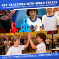 Speed Stacks | SENGSO Official Sport Stacking Set, 12 Cups Speed Stacking Cups | ABS Materials, Low Friction for Competition. 