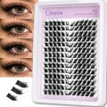 DIY Lash Clusters Cat Lashes Winged End Eye Elongated Eyelashes Extension Manga Eye Makeup.