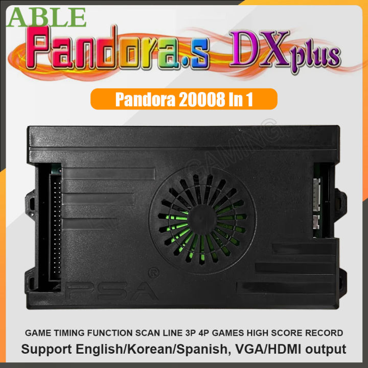 Pandora%20Saga%20Box%20DX%20Plus%2020008%20In%201%20DIY%20Kit%205Pin%20Joystick%20Happ%20Style%20Push%20Button%20Arcade%20Game%20Console%20Cabinet%20for%20Bartop%20Machine%20-%20Image%202