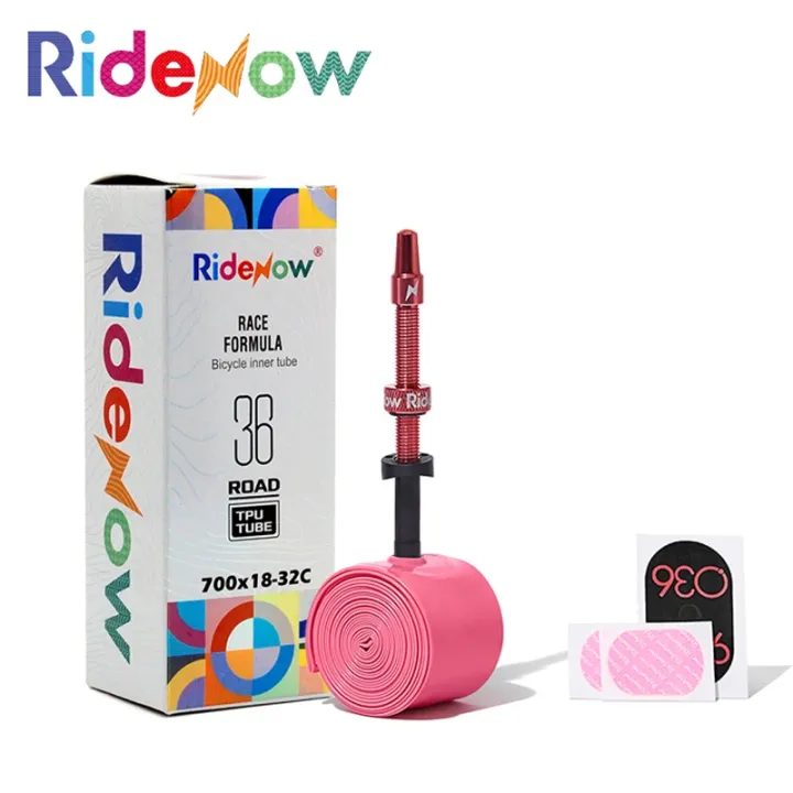 RideNow%20Metal%20Nozzle%20Tpu%20Inner%20Tube%20Removable%20Valve%20Cores%20External%20Thread%20Tube%20700Cx18-32C/32-47C%20Road%20Bike%20&Gravel%20Presta%20Valve%20-%20Image%202