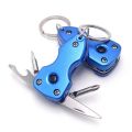6 in 1 Mini Pocket Multitools Folding Screwdriver Bit Keychain Led Bottle Opener Multi Function Keychain. 