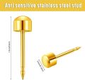 Ear Piercing Studs Surgical Steel Sterile Nose Navel Body Piercing kit Studs Earrings Earbob Earlet Set 12 Pair(24 Pieces). 