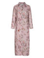 2024 Summer New Fashion Long Women's Dress Single Breasted Long Sleeved Elegant Print Loose Vacation Banquet Dress.