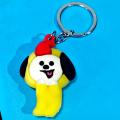 BT21 / BTS (Tata, Shooky, Mang, Koya and Cooky) - cartoon character / action figure keychain for kids (girls and boys) - bag hanging accessories / key chain. 