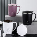 350ml Thermos Mug 304 Stainless Steel Coffee Cup With Handle Leak-Proof Vacuum Flask Insulated Cup Portable Thermal Water Bottle.