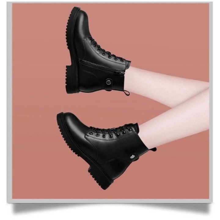 Women%20new%20winter%20black%20short%20boots%20Outdoor%20non%20slip%20walking%20shoes%20Casual%20thick%20soled%20Chelsea%20Boots%20Fashion%20comfort%20shoe%20Botas%20De%20-%20Image%204