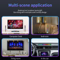 16 LEDS RGB LED Light Bar App Control Desktop Background Atmosphere Light Music Sync TV Wall Computer Game Bedroom Night Light.