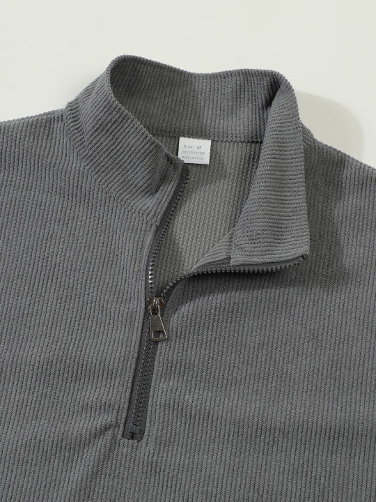 Cross%20border%20European%20and%20American%20men's%20corduroy%20half%20zipper%20casual%20sports%20long%20sleeved%20shirt%20-%20Image%205
