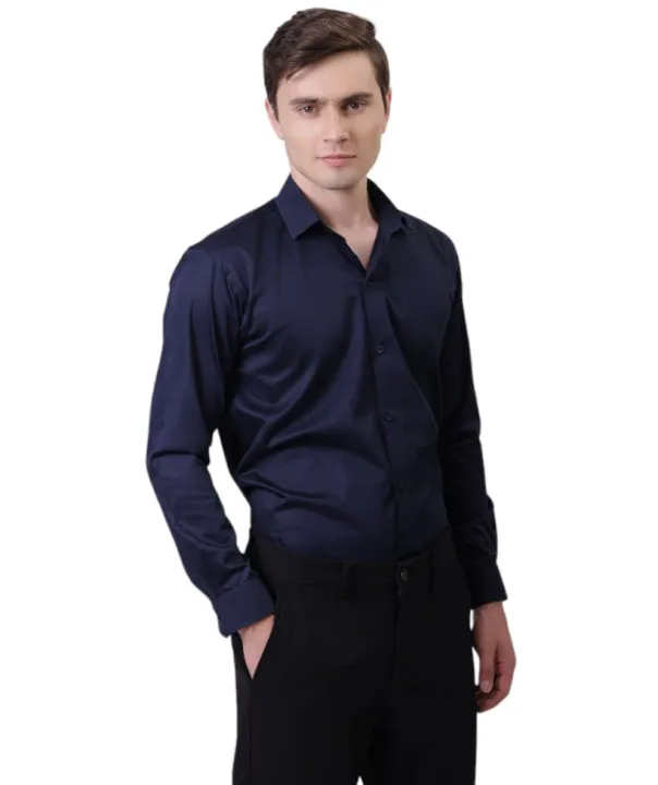 Dark%20Blue%20Full%20Sleeve%20Formal%20Shirt%20For%20Men%20-%20Image%203