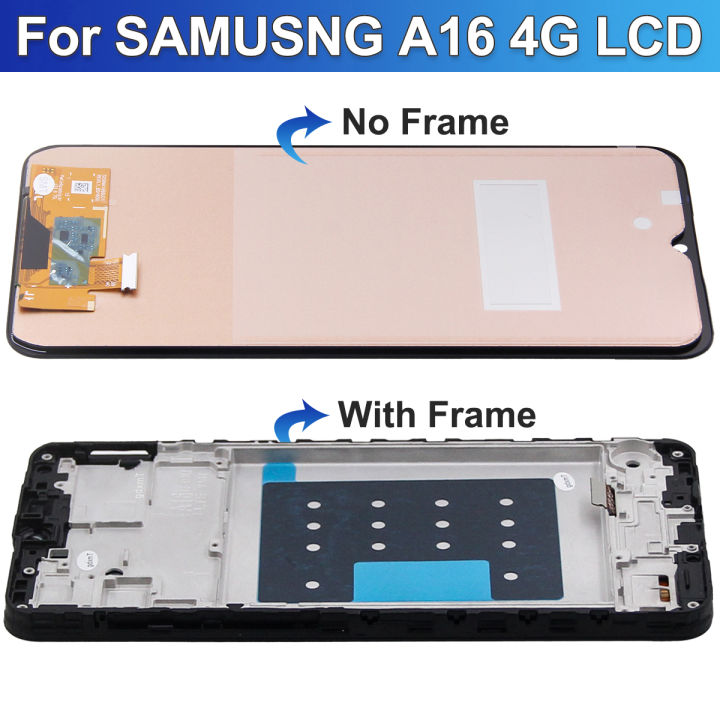A16%205G%20%20A166%20SM-A166B%20Display%20With%20Frame%20For%20%20A16%204G%20LCD%20SM-A165F%20Display%20Touch%20Screen%20Digitizer%20Assembly%20Replacement%20-%20Image%203