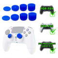 8PCS Thumb Stick Grip Cap Controller Silicone Analog Rubber Cap For PS5/PS4/Xbox Series X/S/Switch Pro Gamepad Accessories.
