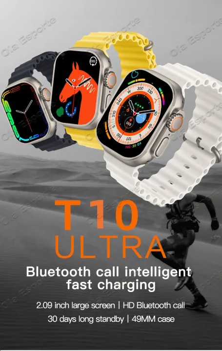 T10%20Ultra%20Smartwatch%202.09inch%20HD%20Big%20Screen%20Magnetic%20Wireless%20Charging%20Wacth%208%2049mm%20Smart%20Watch%20Bluetooth%20Call%20Sleep%20Monitor%20Men%20Women%20Watch%20-%20Image%205