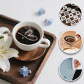 YOMDID 15pcs Fancy Coffee Stamp Stencil Reusable PET Latte Art Stencil for Cappuccino, Hot Chocolate, Cake, Cookie Decoration. 