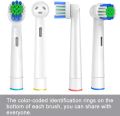 8 Pcs Replacement Professional Electric Toothbrush Heads Compatible with Braun Oral b Brush Heads.